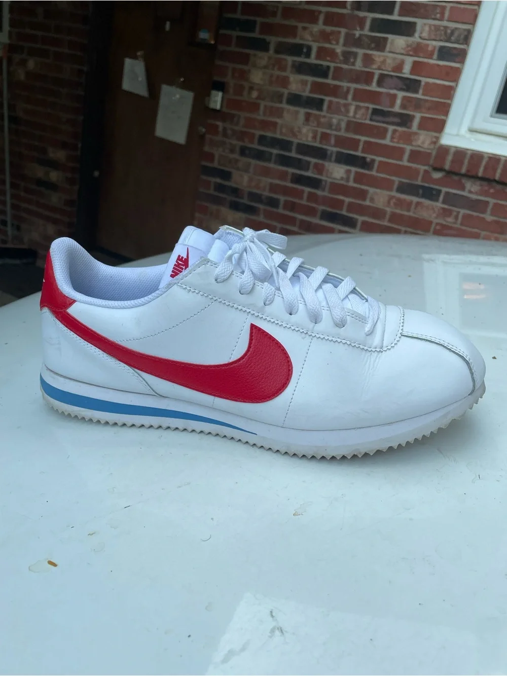 Nike Cortez White Sneakers Size 12.5 Men’s